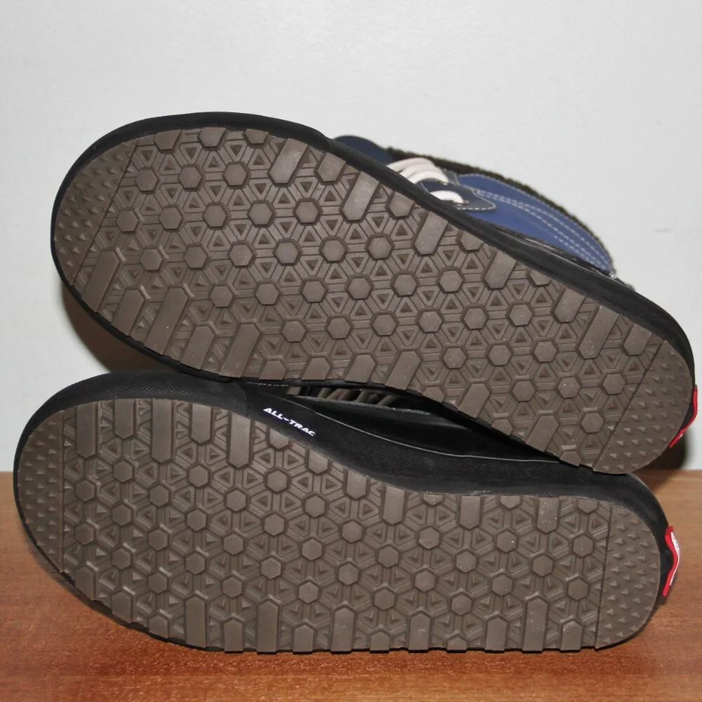 Vans Standard Snow MTE Cold Weather Winter Boots Mens 9 Navy Blue Black